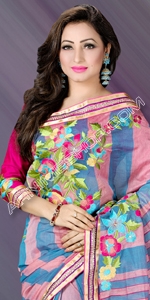 Love & Romance Saree Half Silk Saree, Andy Silk, ND Silk, Endy Silk, Bangladeshi Andy Silk Saree, Bangladesh Saree, eshop, Bangladeshi eShop Saree, Dhakai Jamdani Saree, Eid Collection 2014, Saree, Sharee, Sari, Bangladeshi Saree