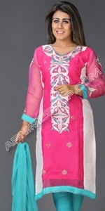 Jamdani & Moslin Dress 